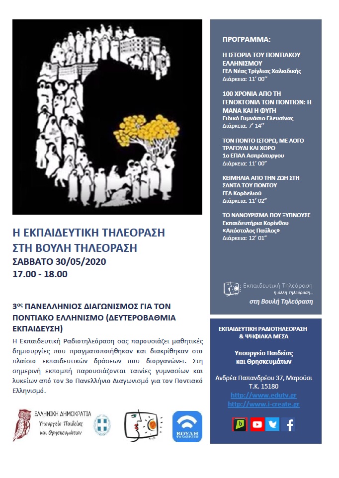 ΠΡΟΓΡΑΜΜΑ ΒΟΥΛΗ 30 5 2020