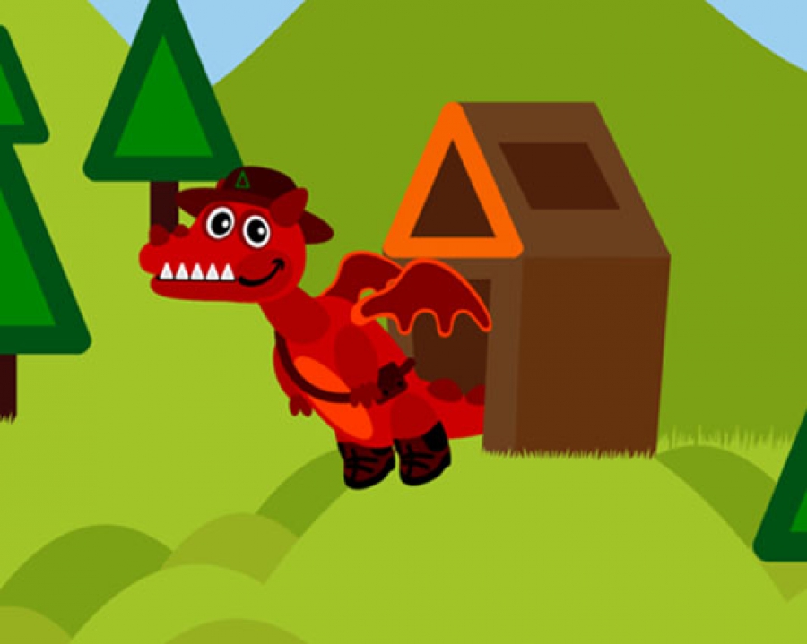 Ένα γράμμα μια ιστορία -Γράμμα Δ: Ο Δακρυσμένος Δράκος