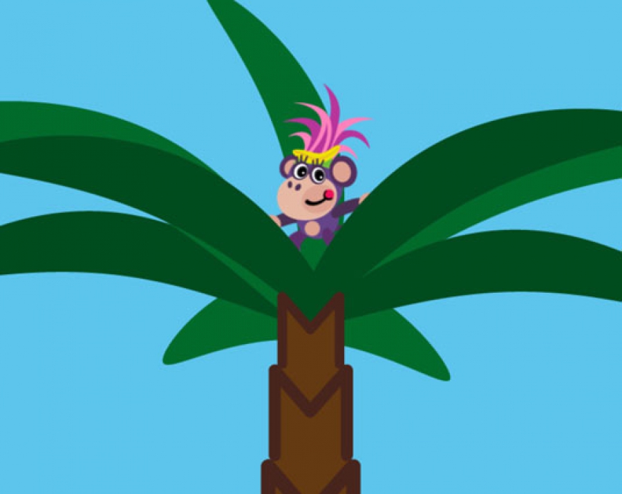 Ένα γράμμα μια ιστορία - Γράμμα Μ: Η Μικρή Μαϊμού (Μ)